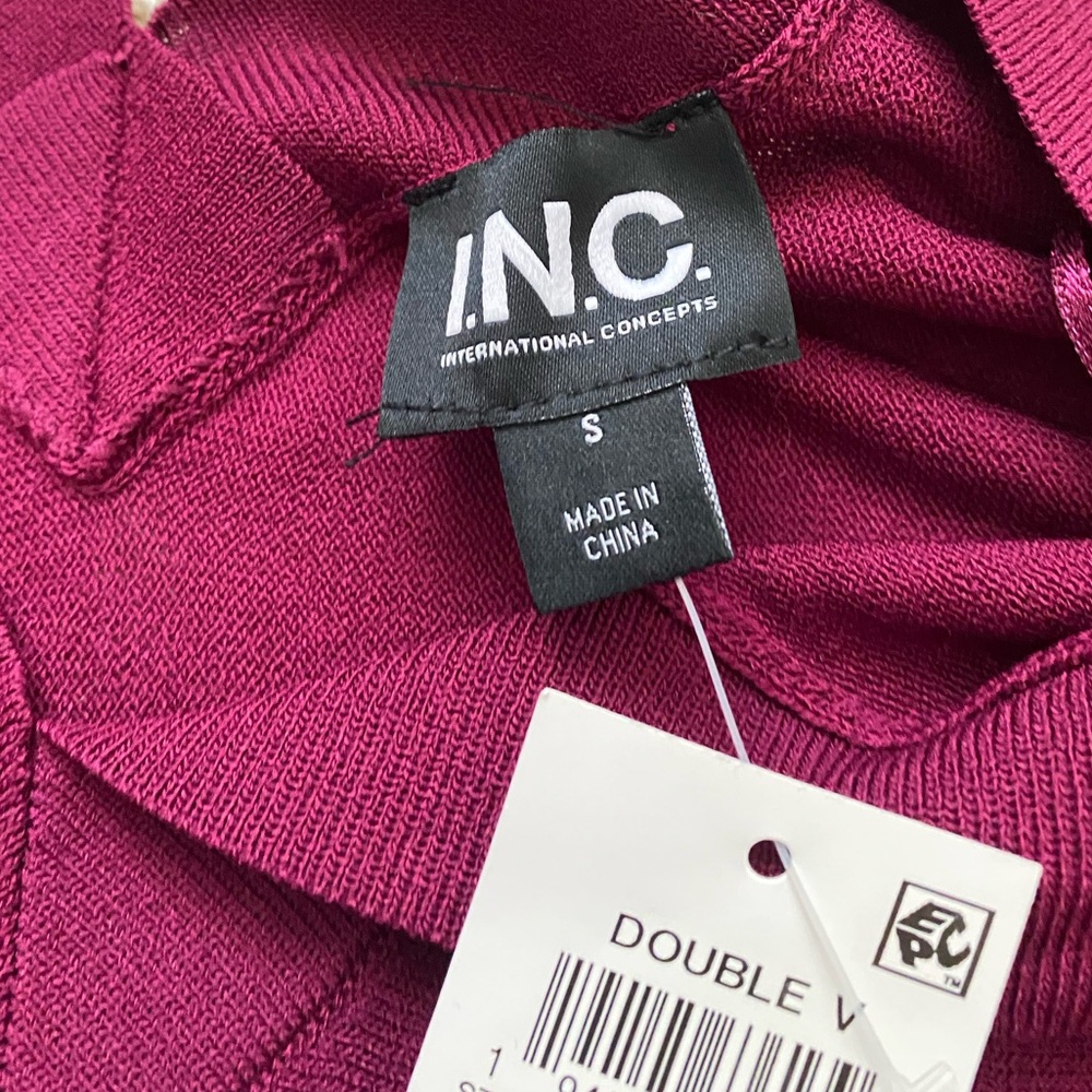 I.N.C INTERNATIONAL CONCEPTS | V-Neck Sweater Small - Picture 9 of 12